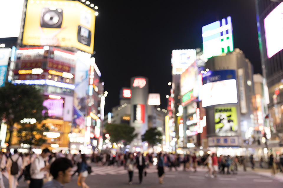 渋谷_夜_街